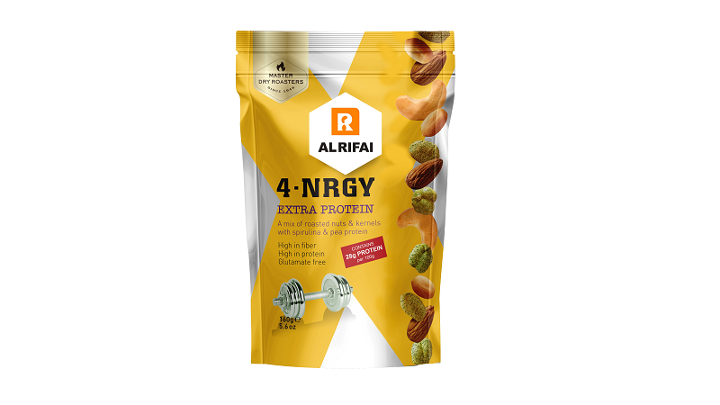 4-NRGY mix of nuts & kernels coated with vegan protein